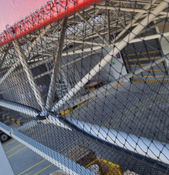 Fabrika İçi Kuş Önleme Filesi Montajı