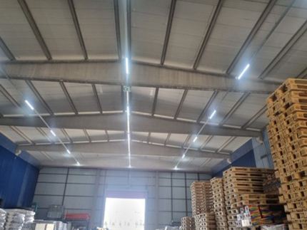 Fabrika İçi Kuş Önleme Filesi Montajı 