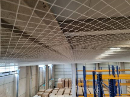 Fabrika İçi Kuş Önleme Filesi Montajı 