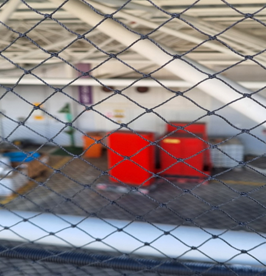 Fabrika İçi Kuş Önleme Filesi Montajı