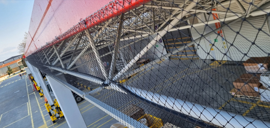 Fabrika Kuş Filesi Montajı